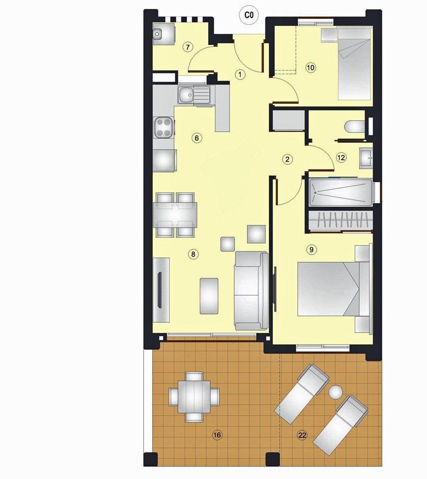 NEUBAU in Strandnähe PENTHOUSE mit Dachterrasse - SOFORT