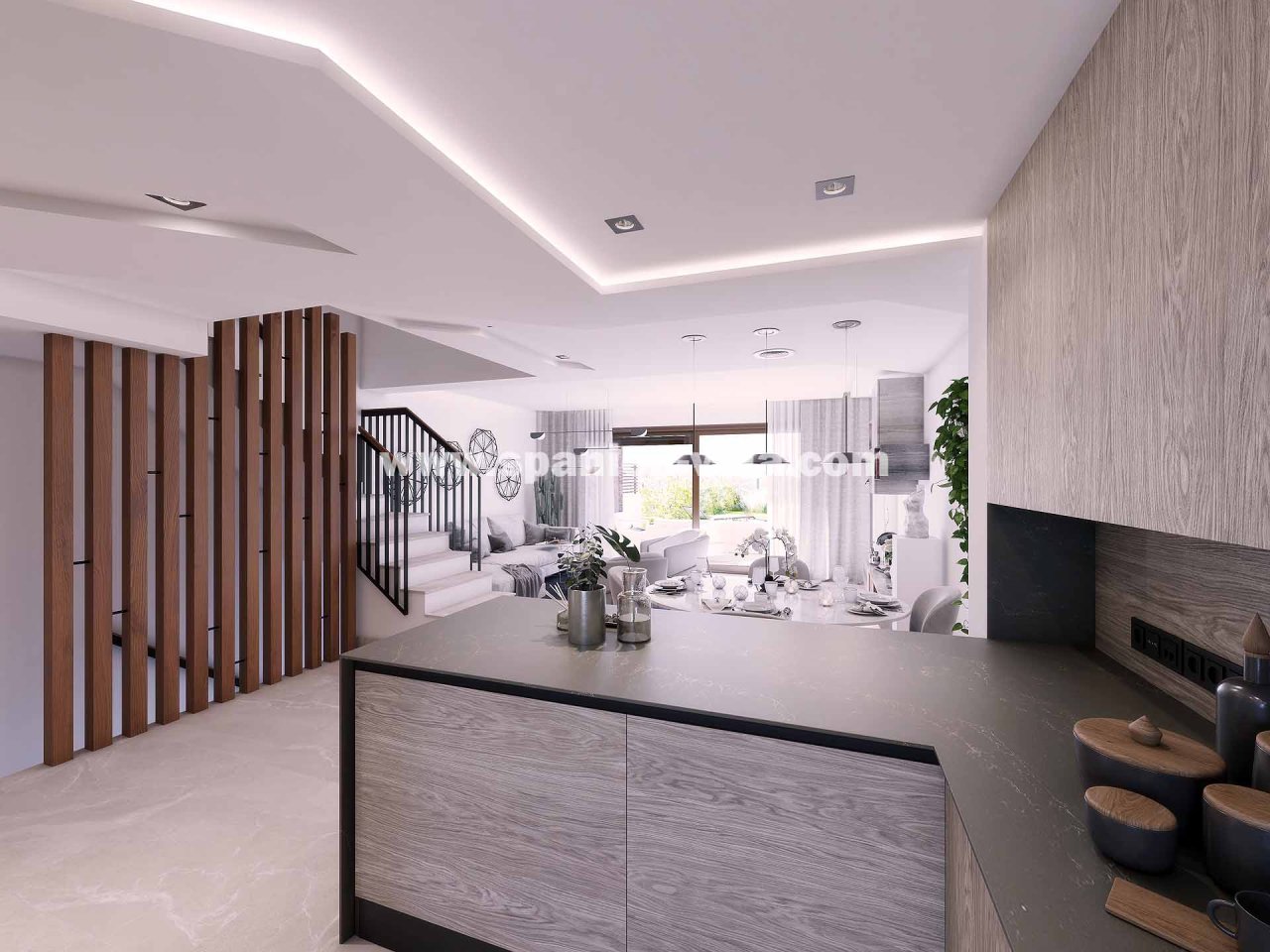 Bei MARBELLA - Exklusive NEUBAU-Reihen-Villen zwischen Bergen und Meer