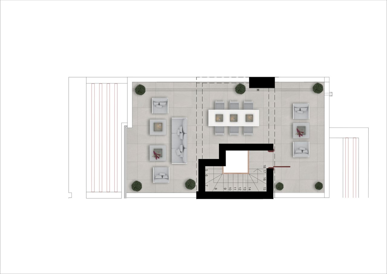 Bei MARBELLA - Exklusive NEUBAU-Reihen-Villen zwischen Bergen und Meer