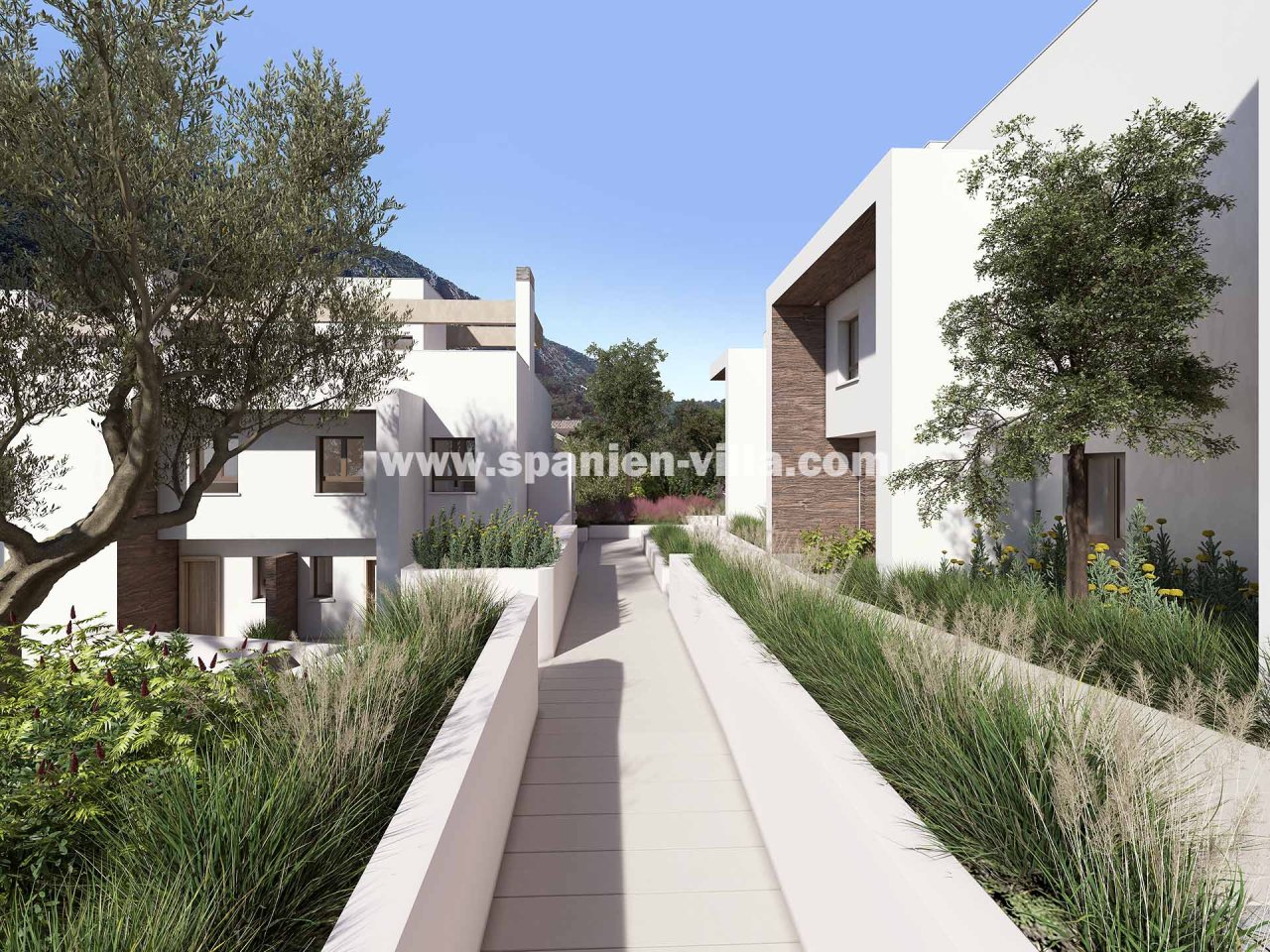 Bei MARBELLA - Exklusive NEUBAU-Reihen-Villen zwischen Bergen und Meer