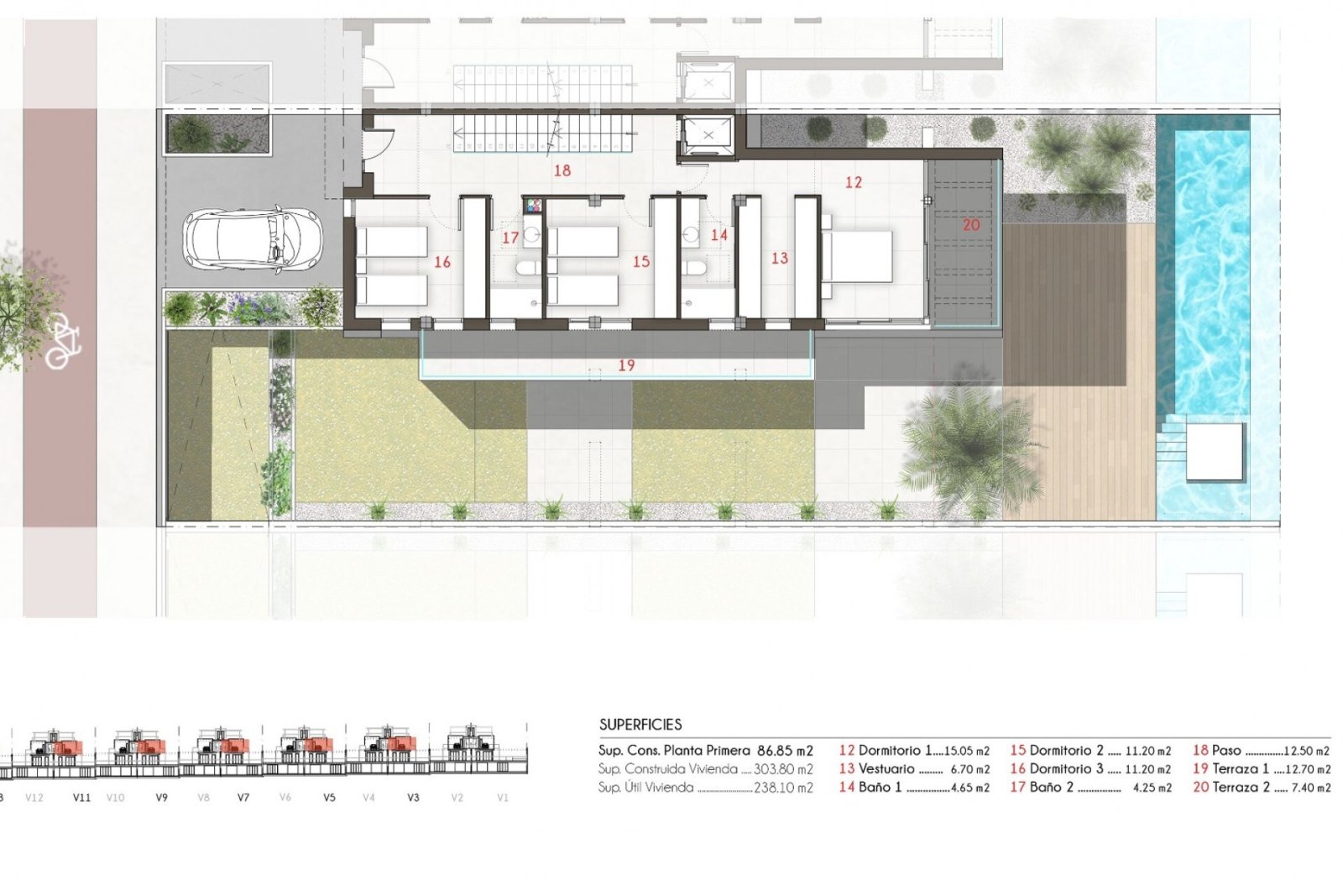 Exquisite NEUBAU-Golf-Villa - Pool, Dachterrasse, Keller - direkt am herrlichen Golfplatz - nahe Alicante