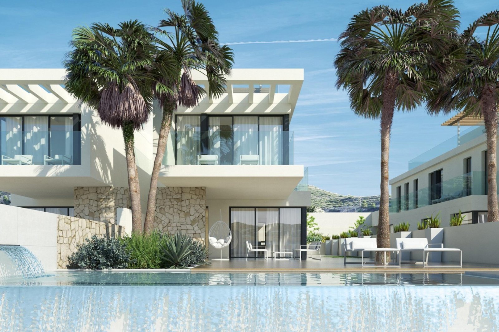 Exquisite NEUBAU-Golf-Villa - Pool, Dachterrasse, Keller - direkt am herrlichen Golfplatz - nahe Alicante