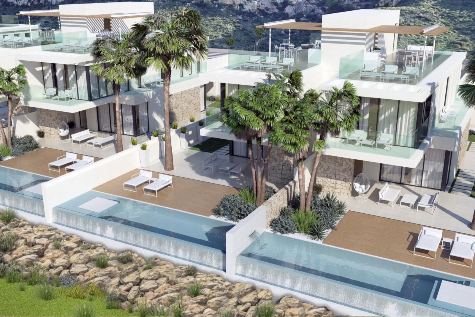 Exquisite NEUBAU-Golf-Villa - Pool, Dachterrasse, Keller - direkt am herrlichen Golfplatz - nahe Alicante