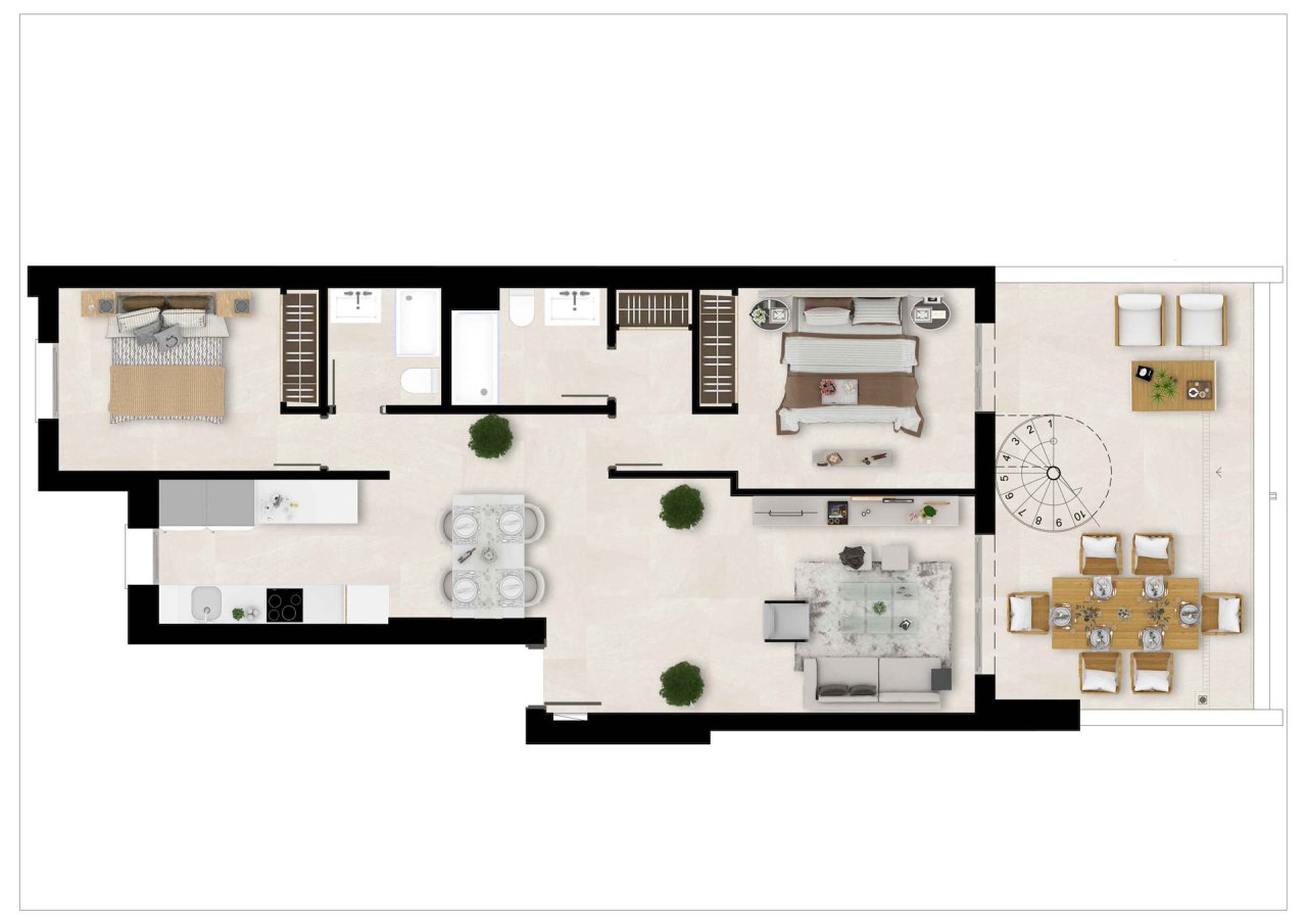 Tolle Neubau-Apartments bei Estepona - GOLF