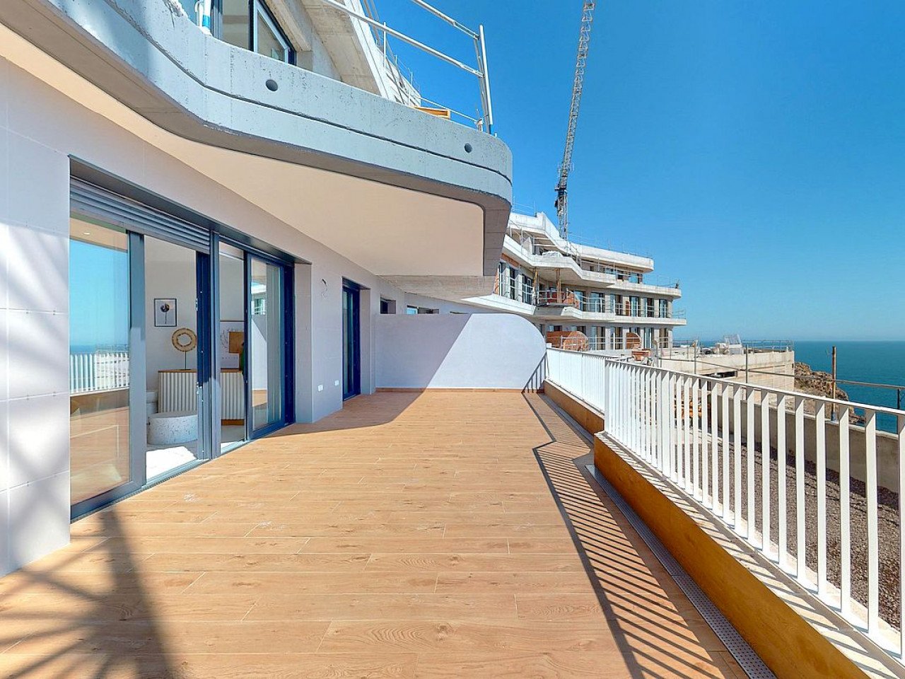 Neubau-Residenz mit spektakulärem Meerblick vor der Insel "Isla del Fraile