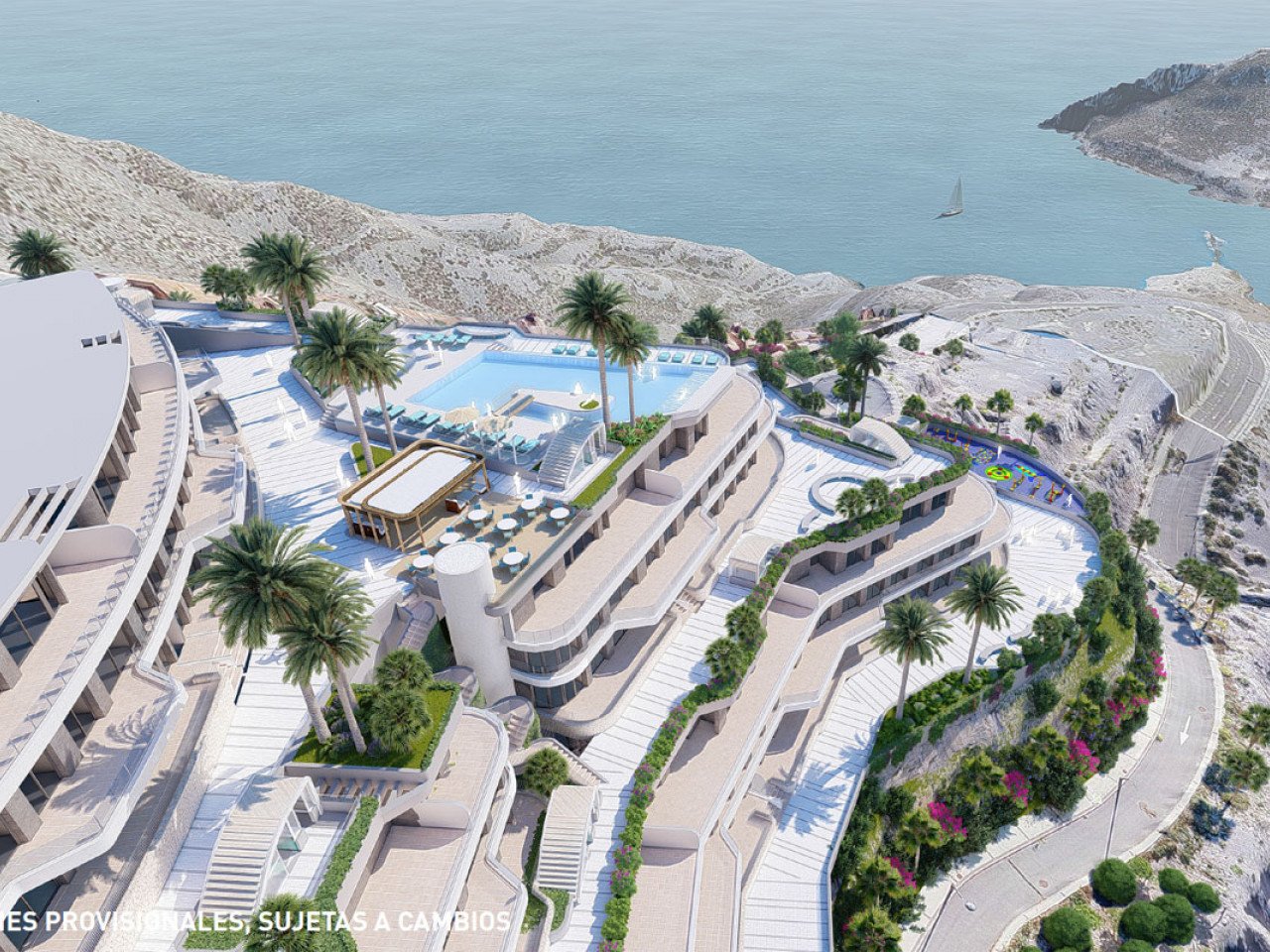 Neubau-Residenz mit spektakulärem Meerblick vor der Insel "Isla del Fraile