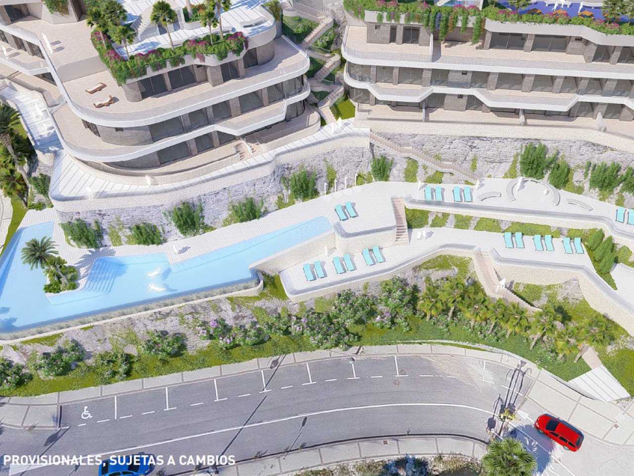 Neubau-Residenz mit spektakulärem Meerblick vor der Insel "Isla del Fraile