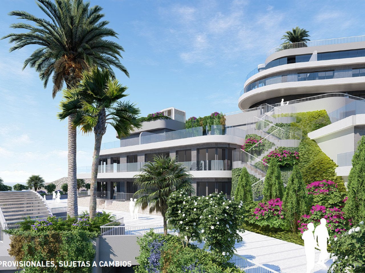 Neubau-Residenz mit spektakulärem Meerblick vor der Insel "Isla del Fraile