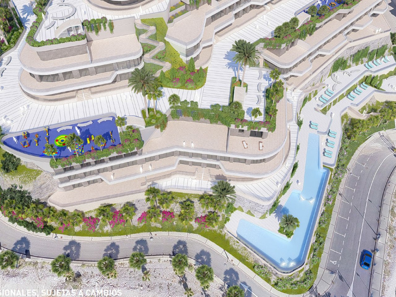 Neubau-Residenz mit spektakulärem Meerblick vor der Insel "Isla del Fraile