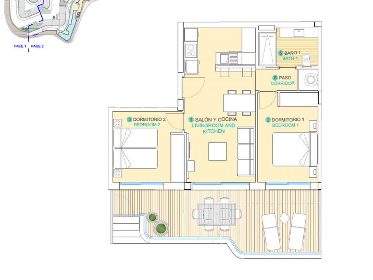 Neubau-Residenz mit spektakulärem Meerblick vor der Insel "Isla del Fraile
