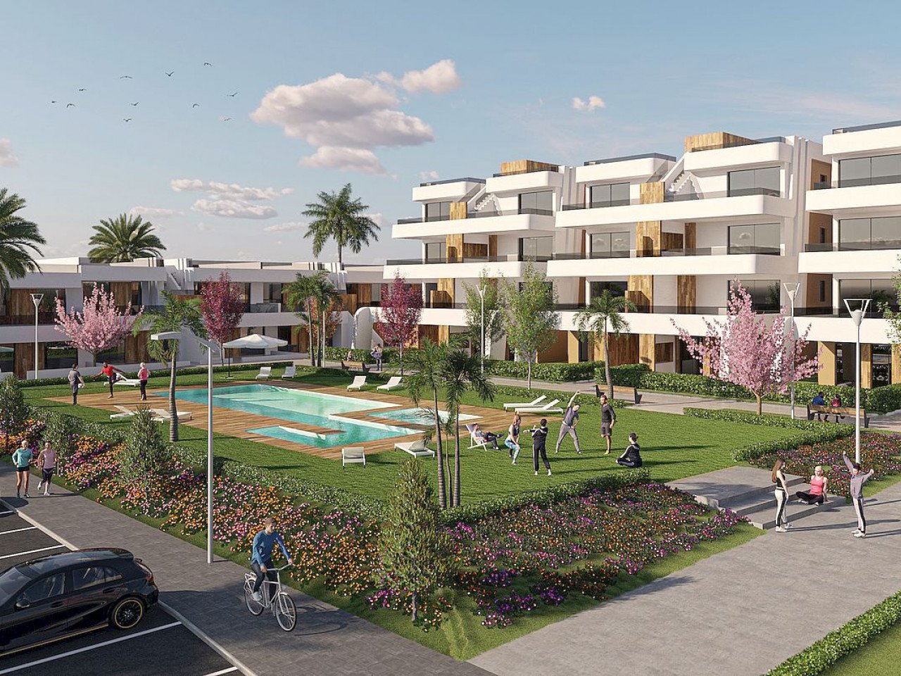 Neubau-Apartments am Alhama Nature Luxus-Resort, mit Sportanlagen