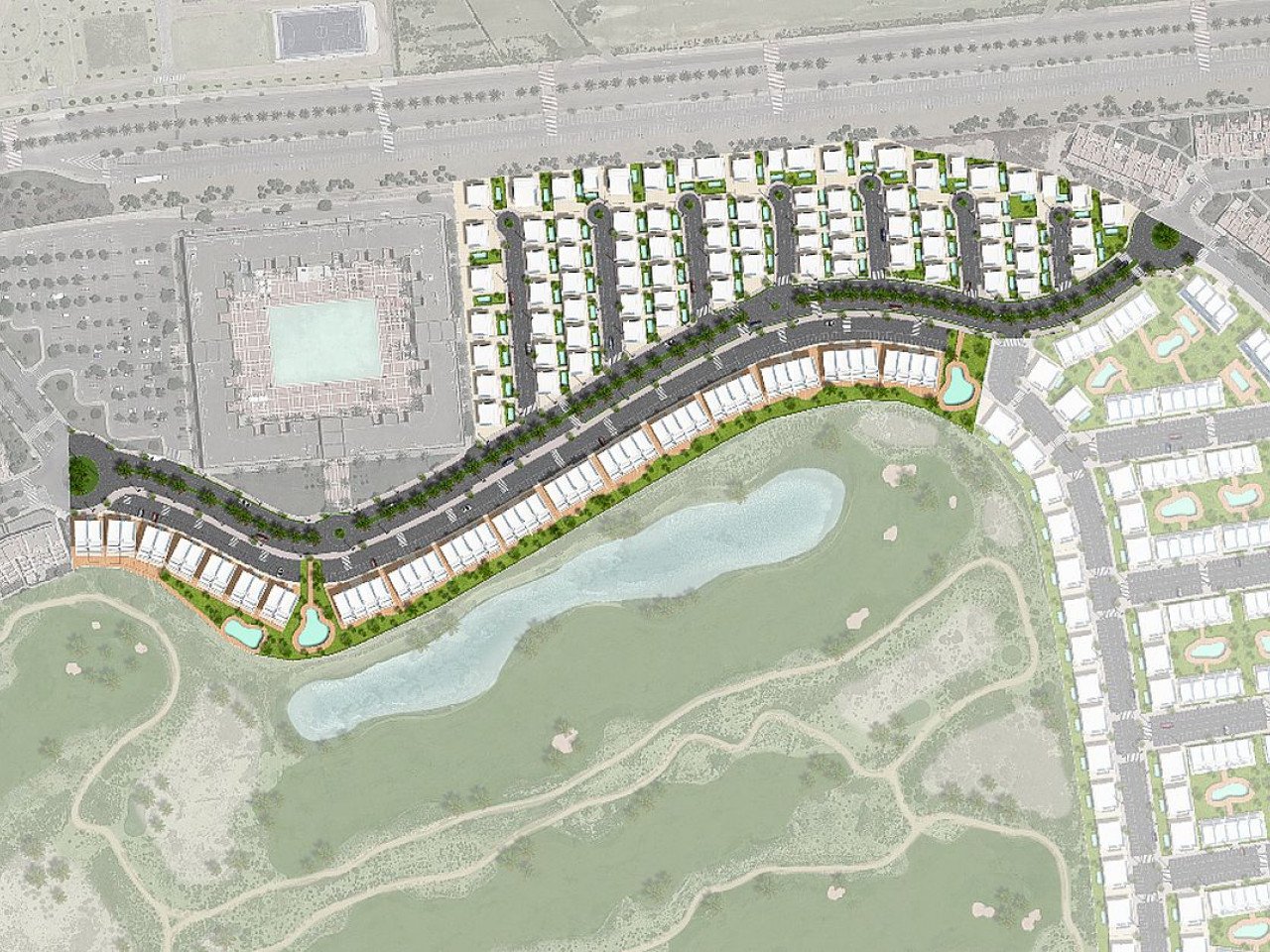 Neubau-Apartments am Alhama Nature Luxus-Resort, mit Sportanlagen