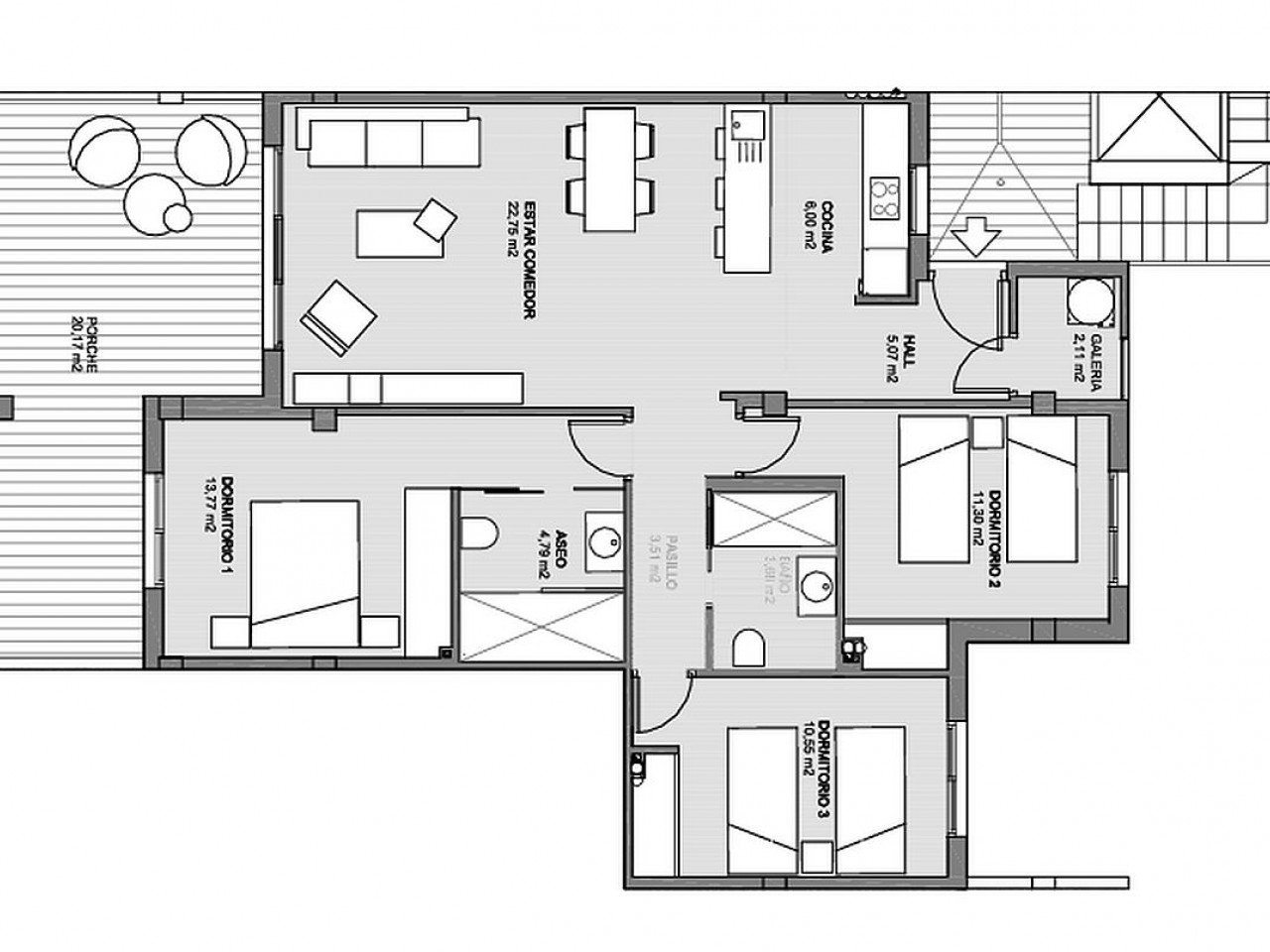 Herrliche Neubau-Anlage - Apartments und Penthouses mit 2 oder 3 Schlafzimmern
