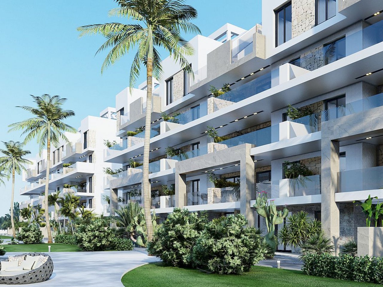 Herrliche Neubau-Anlage - Apartments und Penthouses mit 2 oder 3 Schlafzimmern