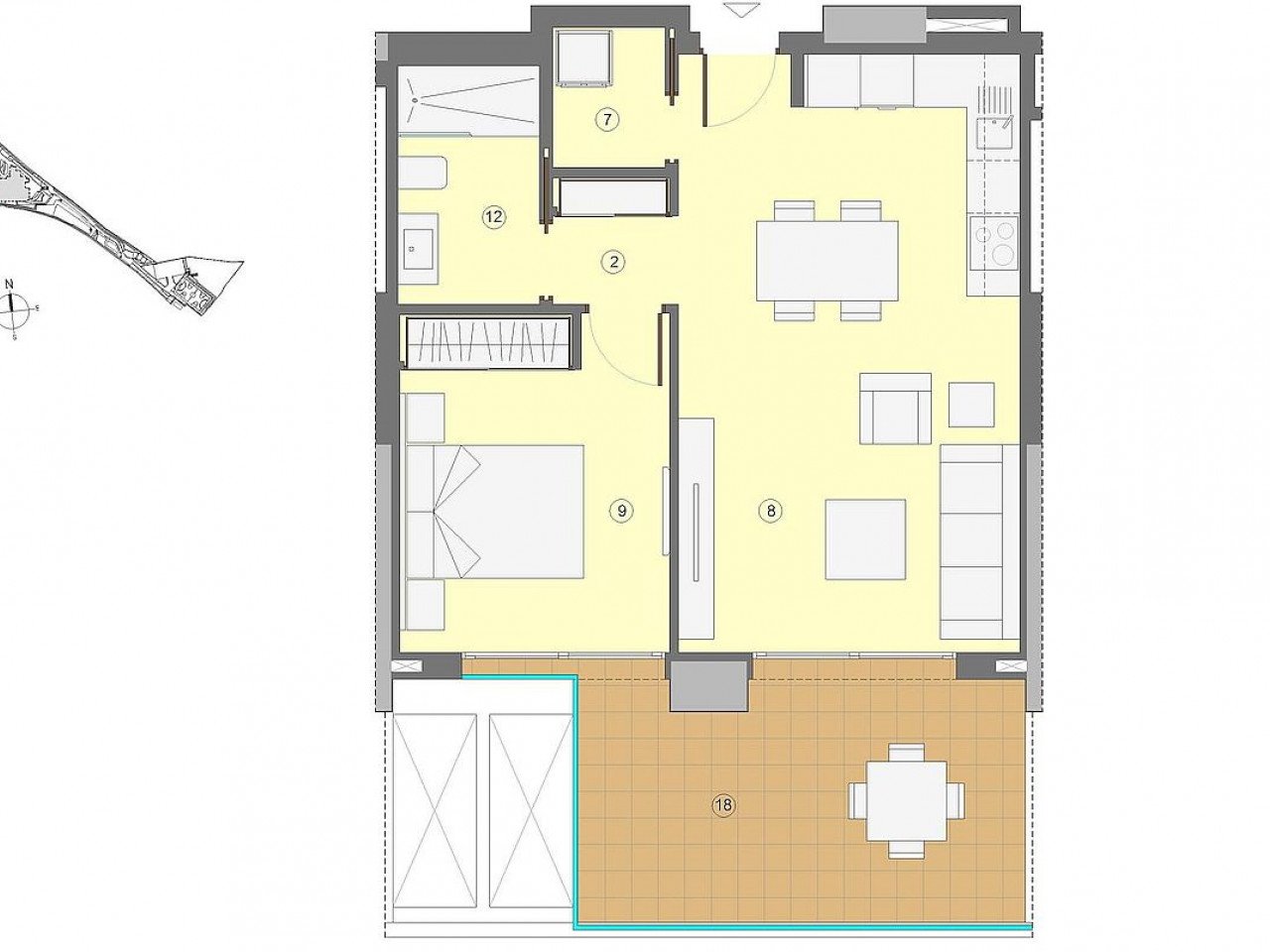 Luxus-Penthouse Neubau - über 200 m² Terrassen - Traumblick