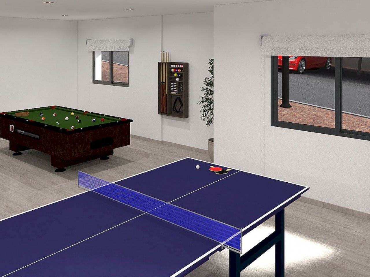 Private Neubau-Wohnanlage mit Maisonetten und vielen Gemeinschaftseinrichtungen