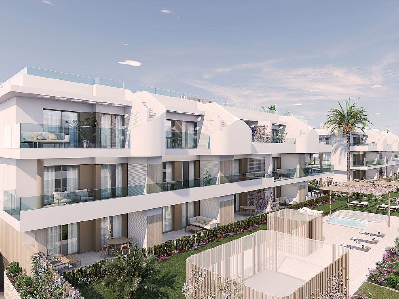 Neubau-Penthouse mit Dachterrasse in neuer Urbanisation