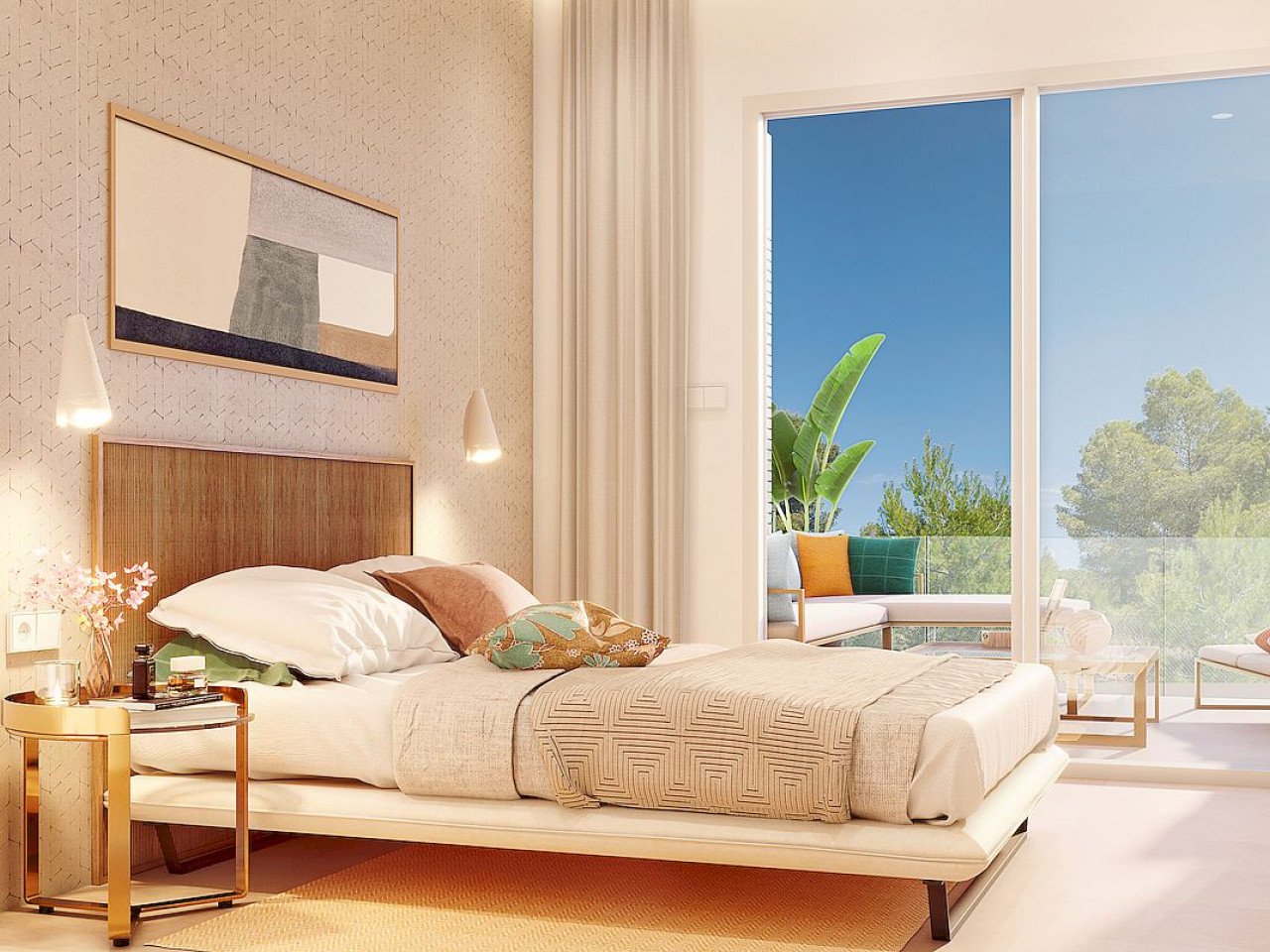 Neubau-Penthouse mit Dachterrasse in neuer Urbanisation