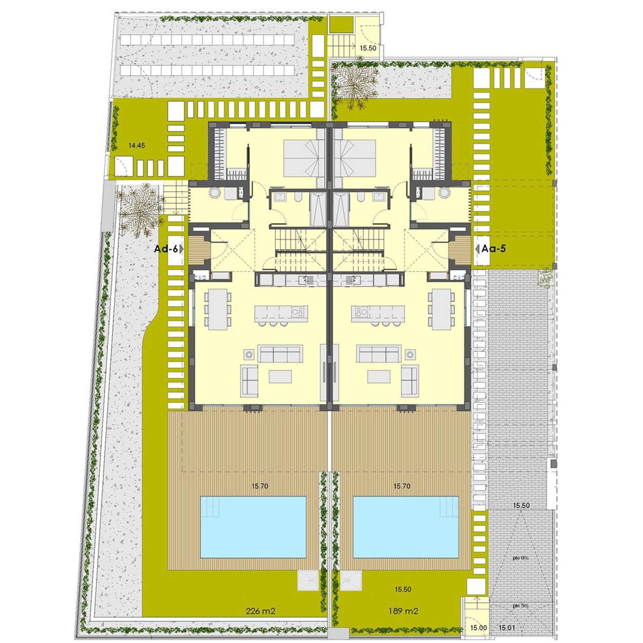 Extravagante NEUBAU-Doppel-Villa in exponierter Lage - SOFORTBEZUG