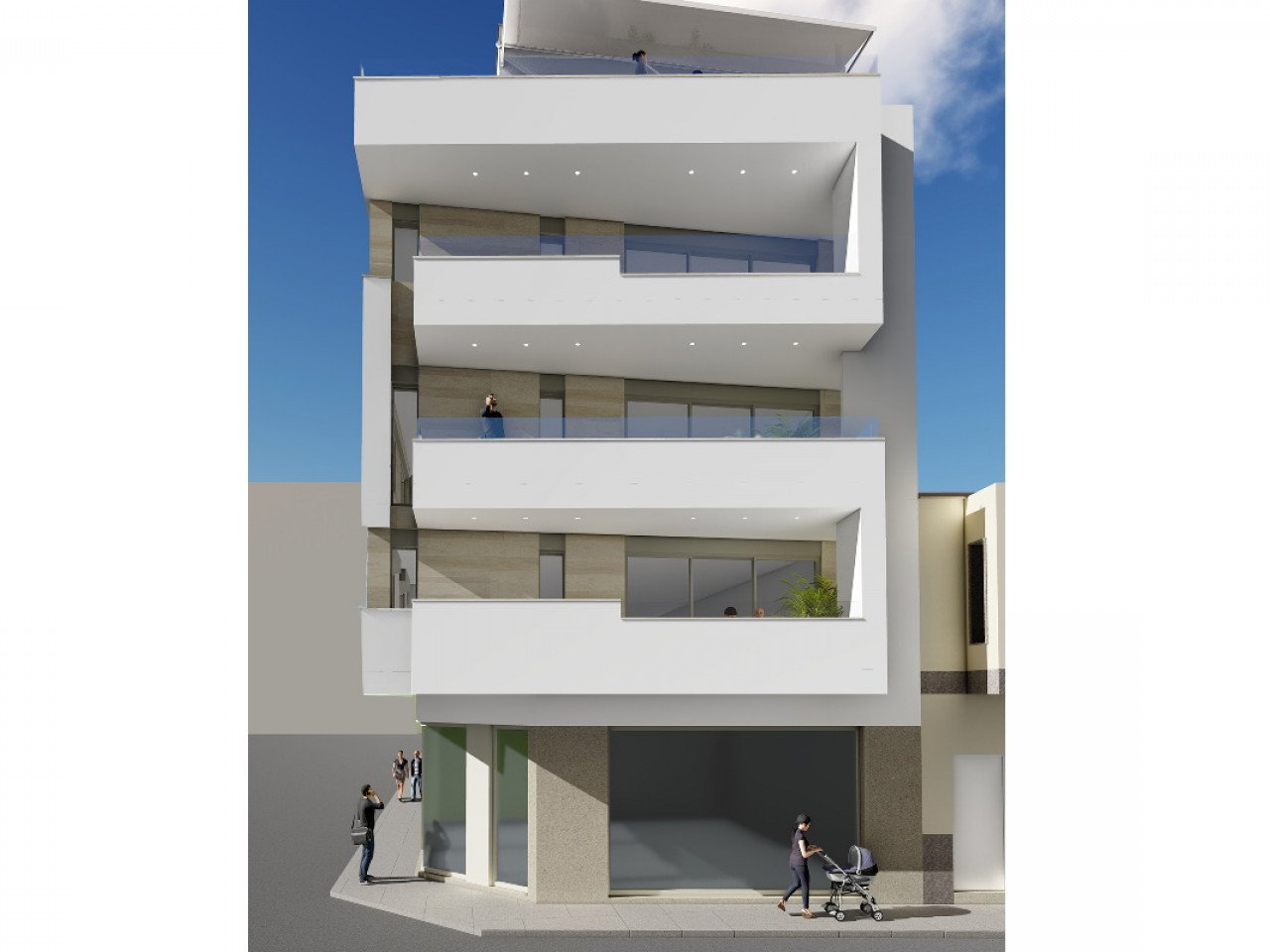 Neubau City-Apartment - 5 Minuten zu Fuß vom Strand von El Cura