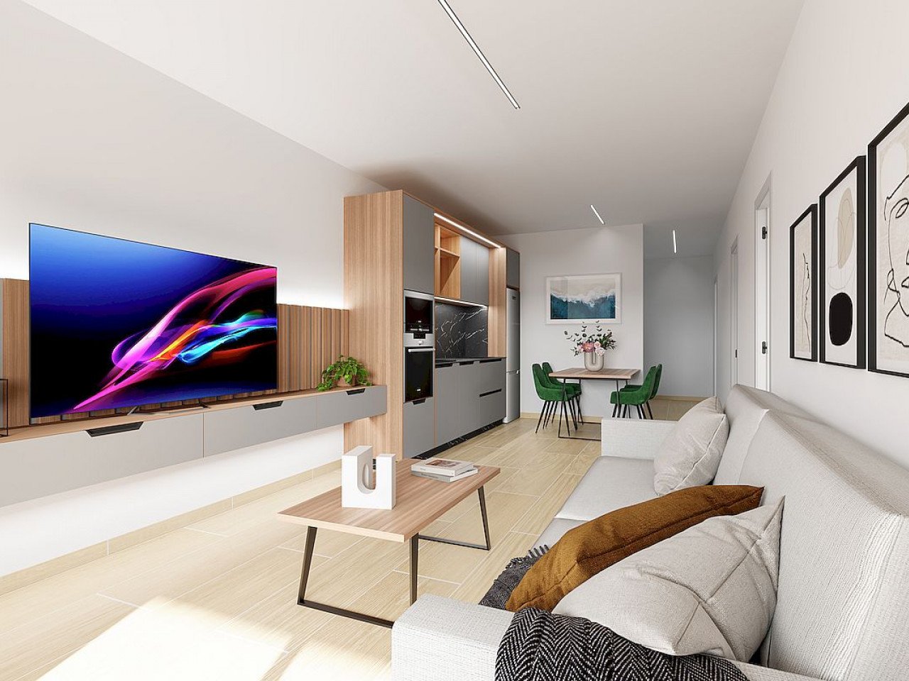 Attraktive Neubau-Ferienwohnungen - möbliert - große Gemeinschaftsflächen