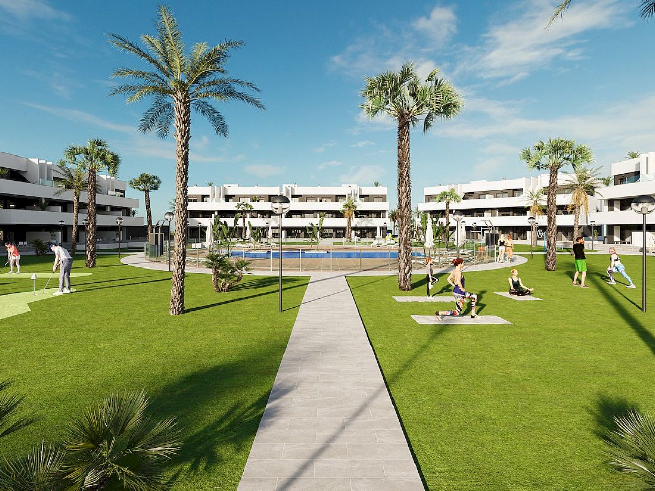 Attraktive Neubau-Ferienwohnungen - möbliert - große Gemeinschaftsflächen