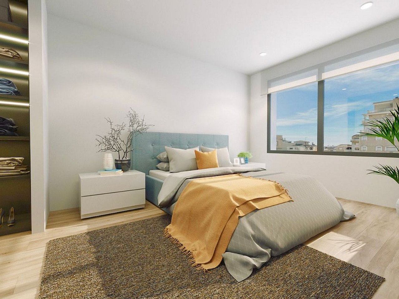 Neubau-Apartment an Promenade nur 150 m vom Mittelmeer