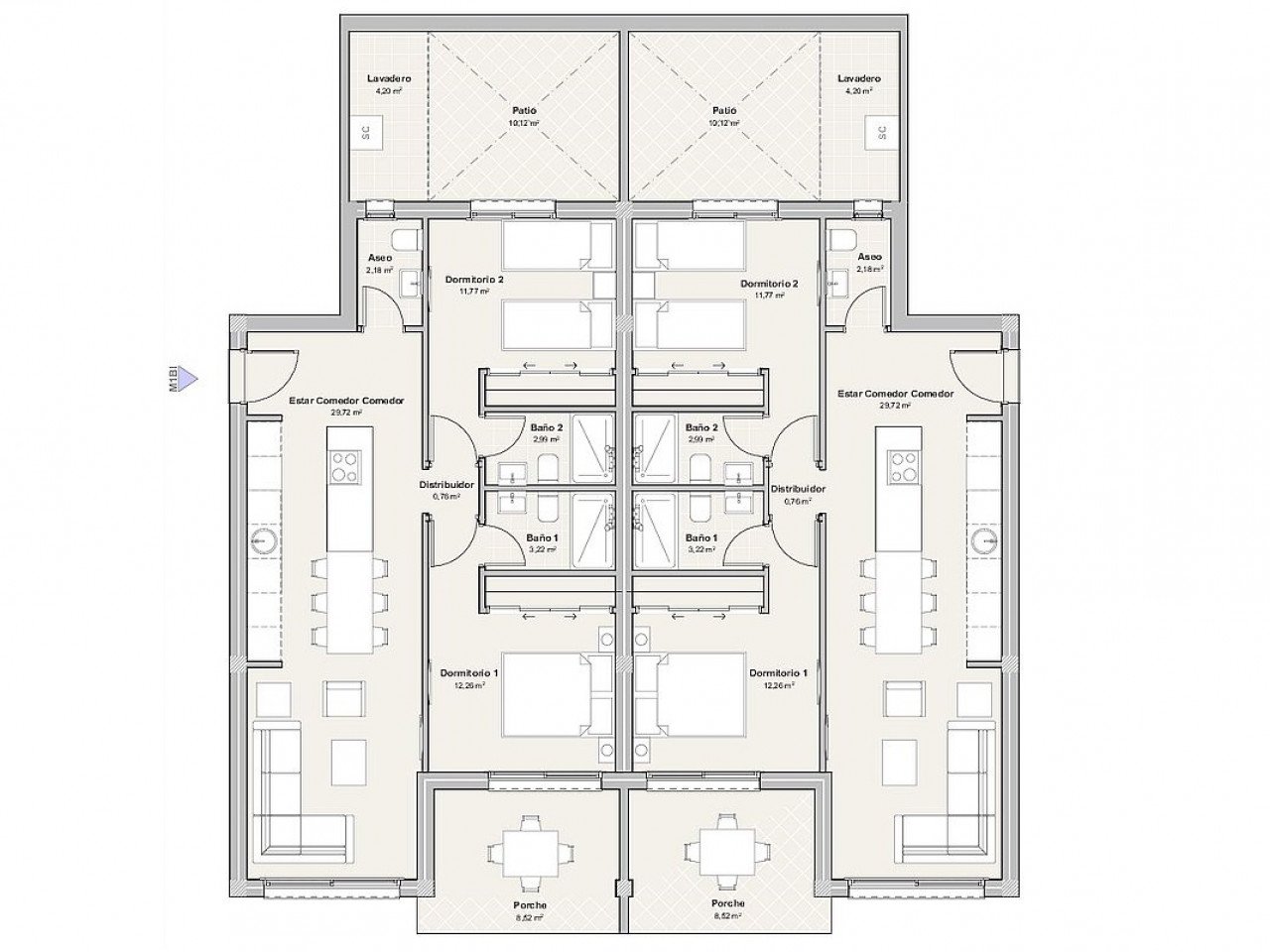 Exklusive und moderne Wohnanlage - Meer und Golf vor der Tür