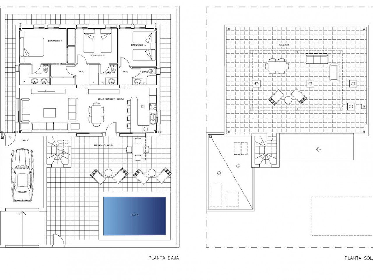 Neubau-Villa in Fuente Álamo in komfotabler Wohnanlage