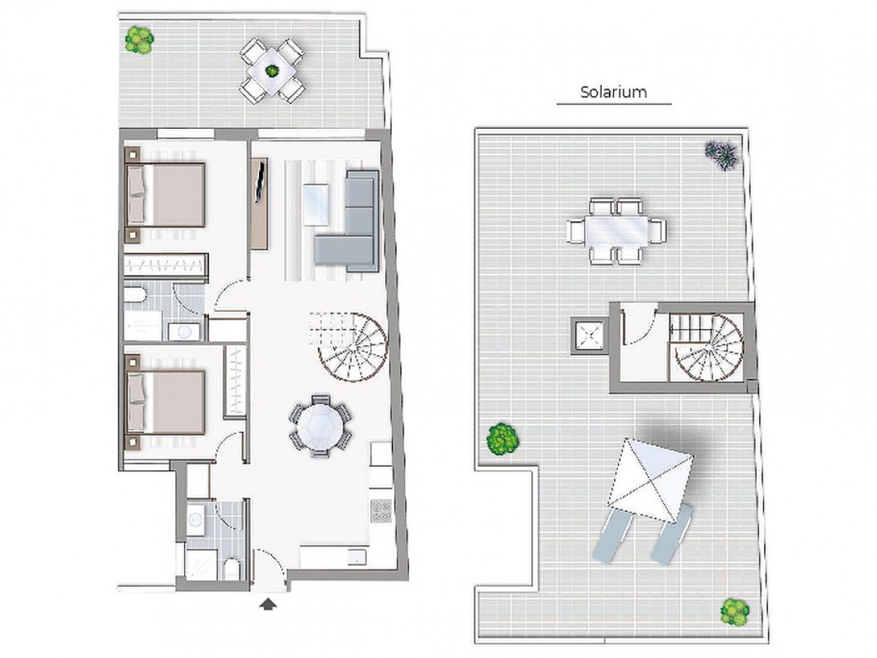 Exklusiver Apartment-Komplex in privilegierter Lage, 300 Meter von einigen der besten Strände entfernt