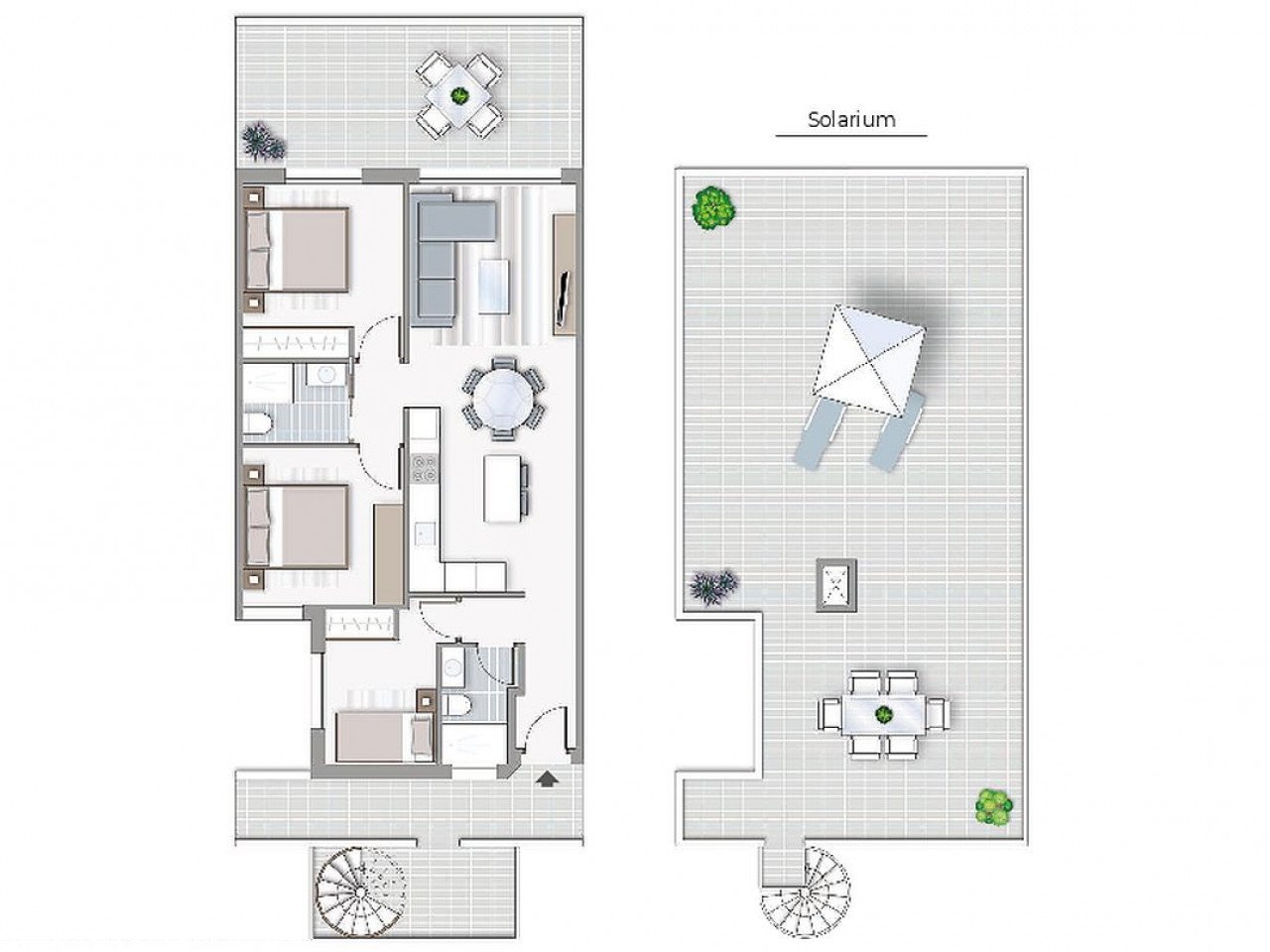 Exklusiver Apartment-Komplex in privilegierter Lage, 300 Meter von einigen der besten Strände entfernt
