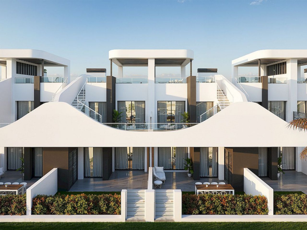 Neubau-Apartments in der Nähe von Stränden, Golfplätzen, Annehmlichkeiten