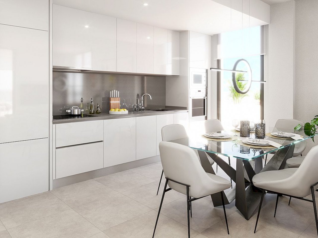 Beeindruckende neue Wohnanlage in der begehrten Gegend mit Meerblick nur 2 km vom Strand entfernt.