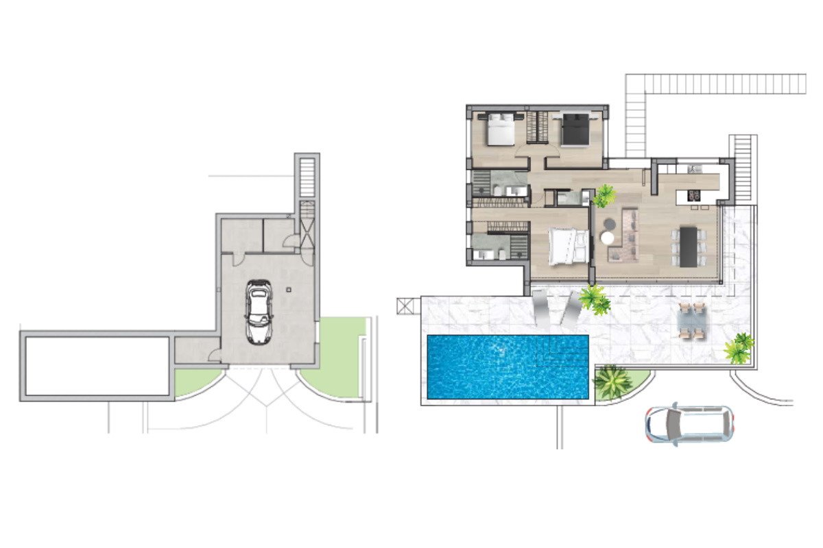 Luxus-Villa mit Pool und Keller am Golfplatz Las Colinas