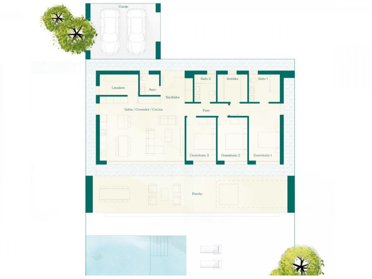 Luxuriöse Neubauvillen zwischen den historischen Städten Cartagena und Murcia - Hacienda del Álamo Golf Resort