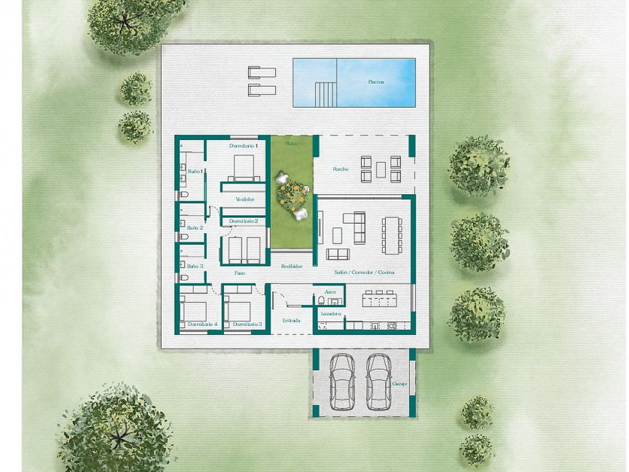Luxuriöse Neubauvillen zwischen den historischen Städten Cartagena und Murcia - Hacienda del Álamo Golf Resort