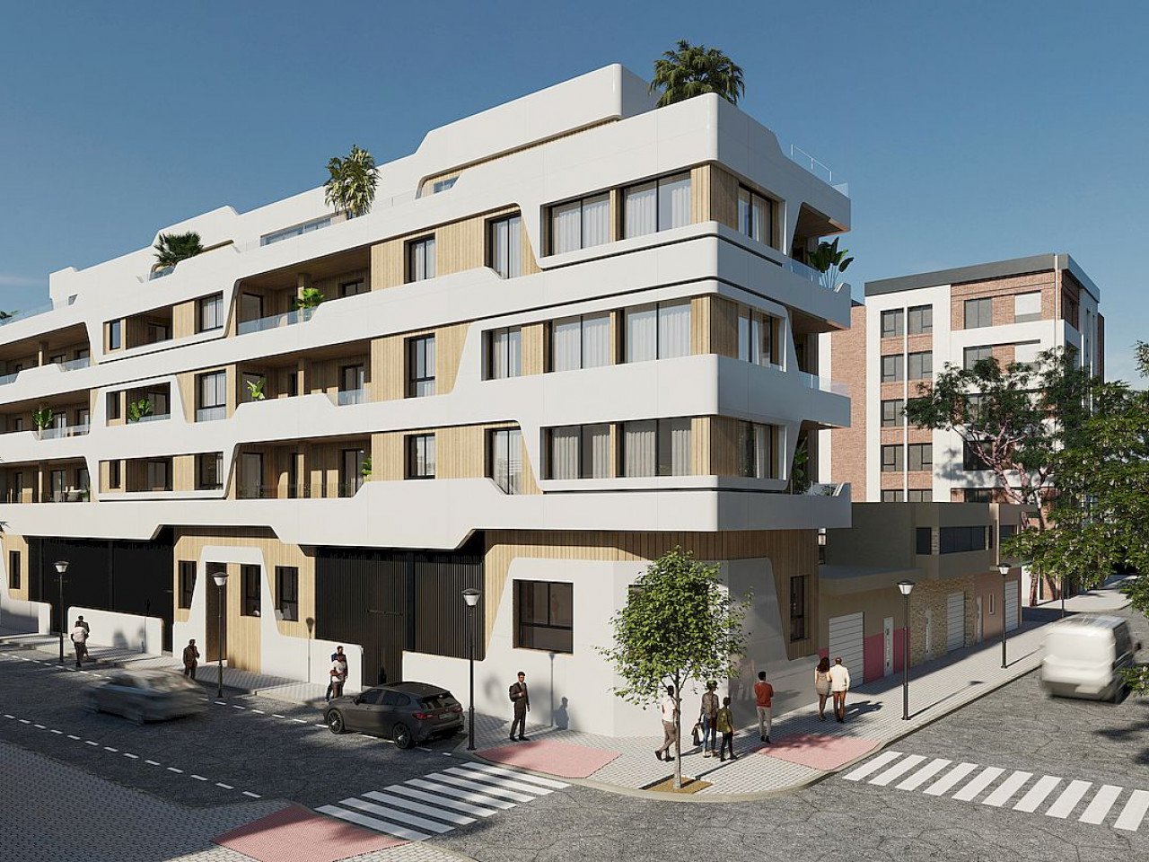 Gut gelegene Neubau-Apartments nahe zum Meer in Santa Pola