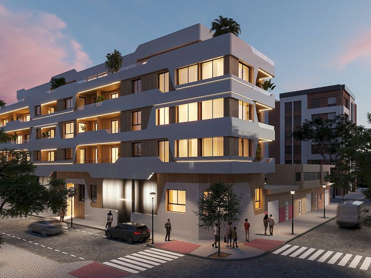 Gut gelegene Neubau-Apartments nahe zum Meer in Santa Pola
