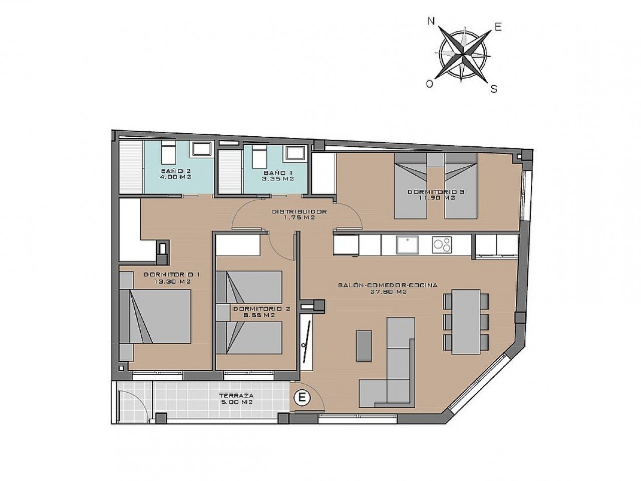 Gut gelegene Neubau-Apartments nahe zum Meer in Santa Pola