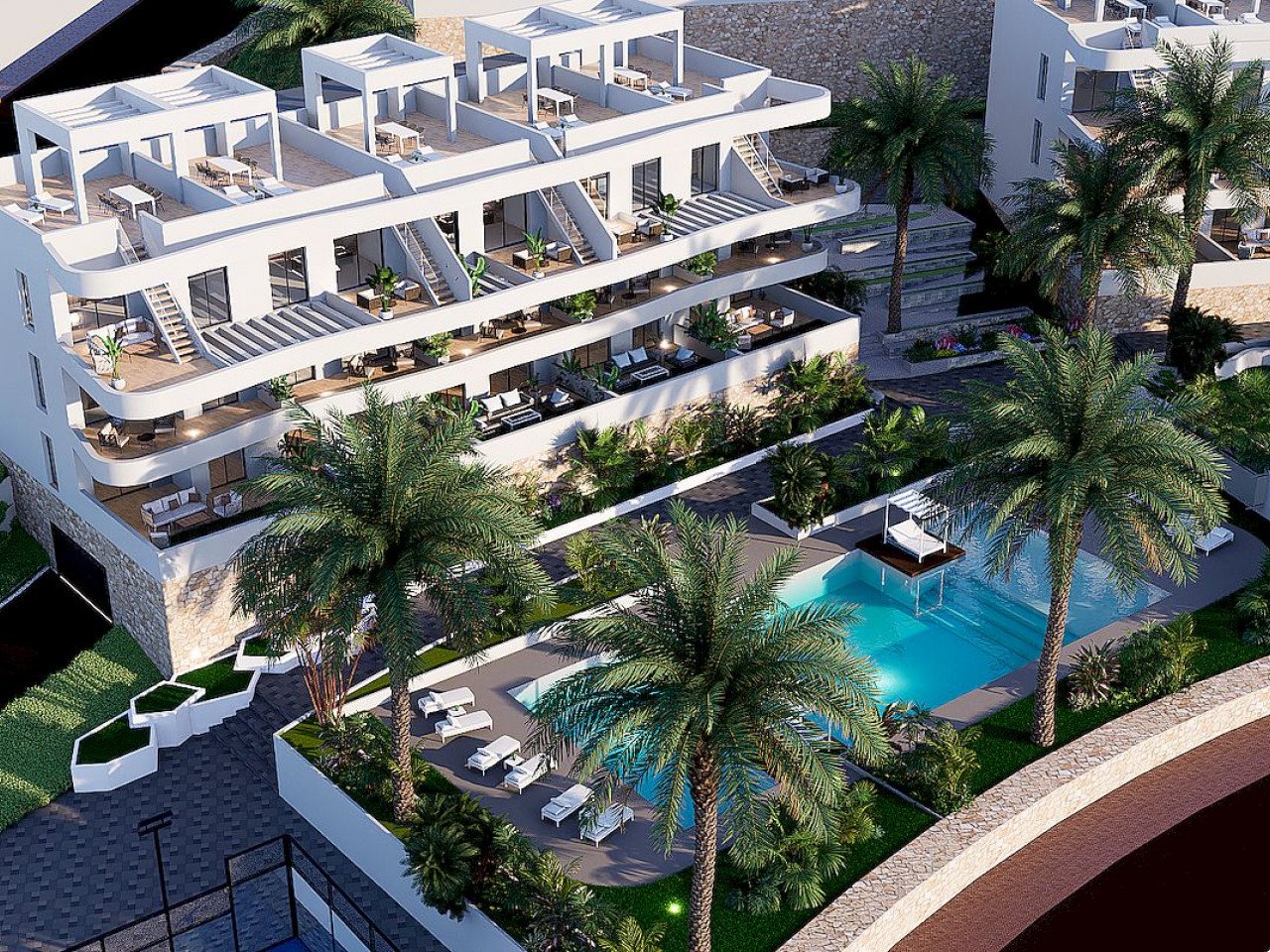 Luxus-Apartments Neubau in Finestrat zwischen dem Mittelmeer und Sierra Cortina