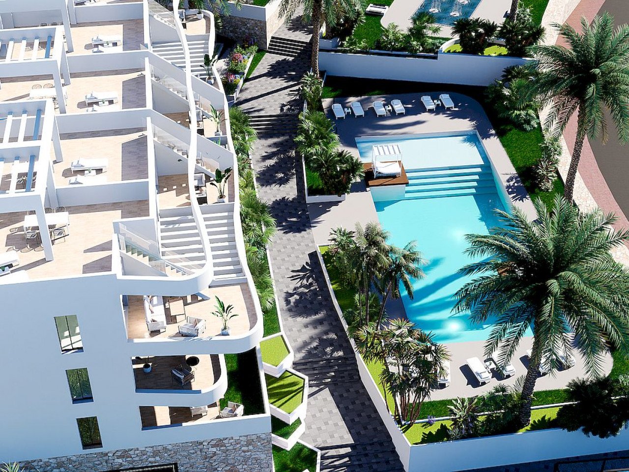 Luxus-Apartments Neubau in Finestrat zwischen dem Mittelmeer und Sierra Cortina