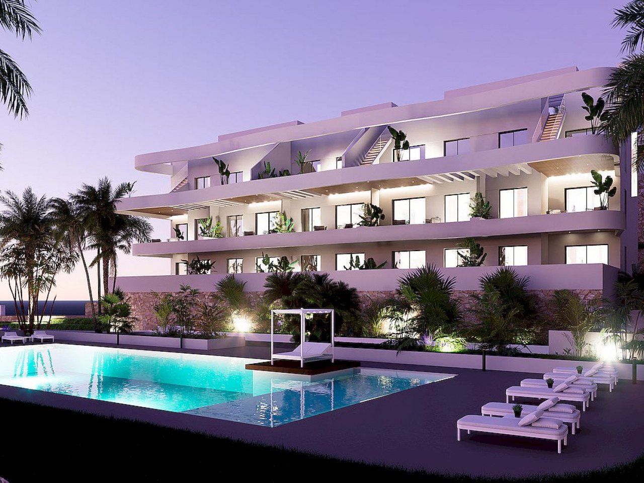 Luxus-Apartments Neubau in Finestrat zwischen dem Mittelmeer und Sierra Cortina