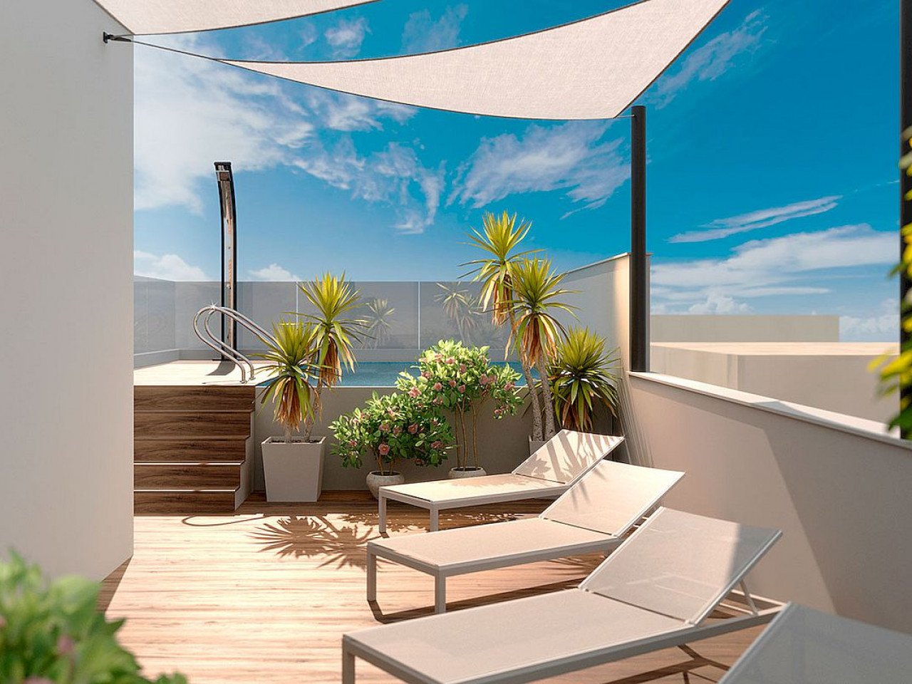 Hochwertige Neubau-Apartments - nur 190 Meter vom Acequion-Strand entfernt