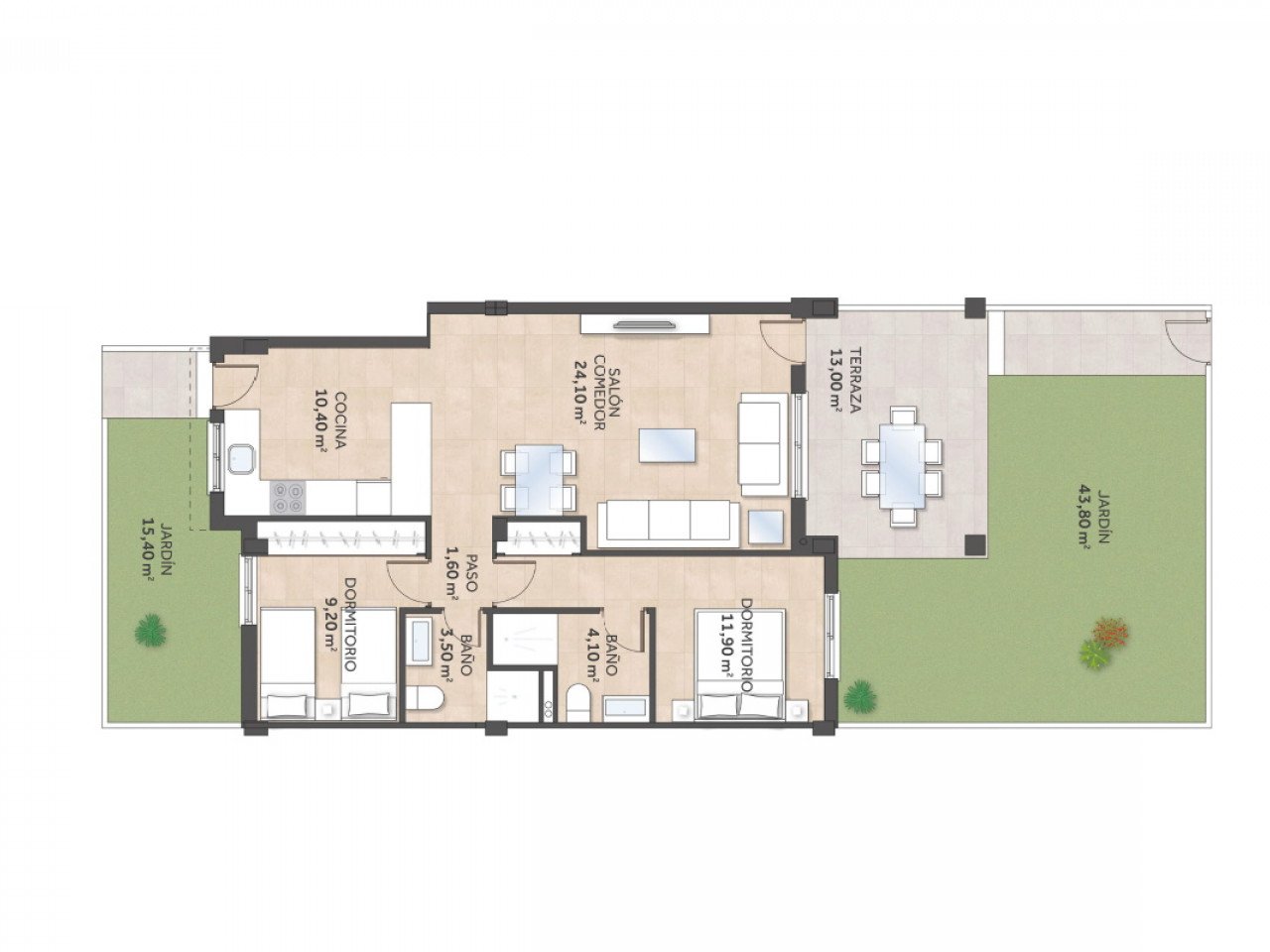 Moderne Neubau-Apartments und Maisonetten in toller Lage - Golf-Nähe