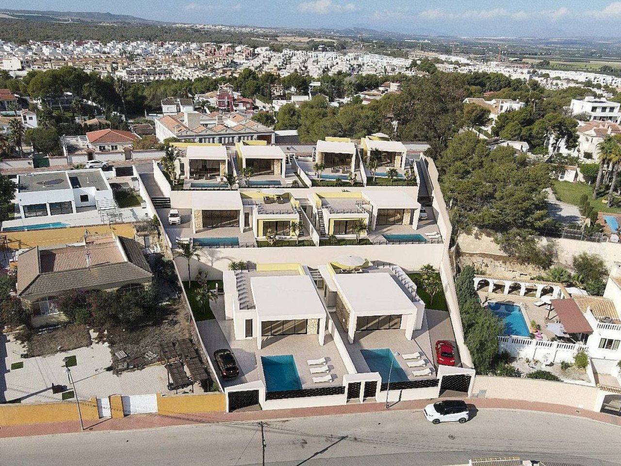 Neubau-Villen mit Pool in der exklusiven Gegend von Los Balcones - nahe Zentrum Torrevieja