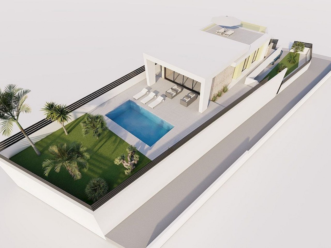 Neubau-Villen mit Pool in der exklusiven Gegend von Los Balcones - nahe Zentrum Torrevieja