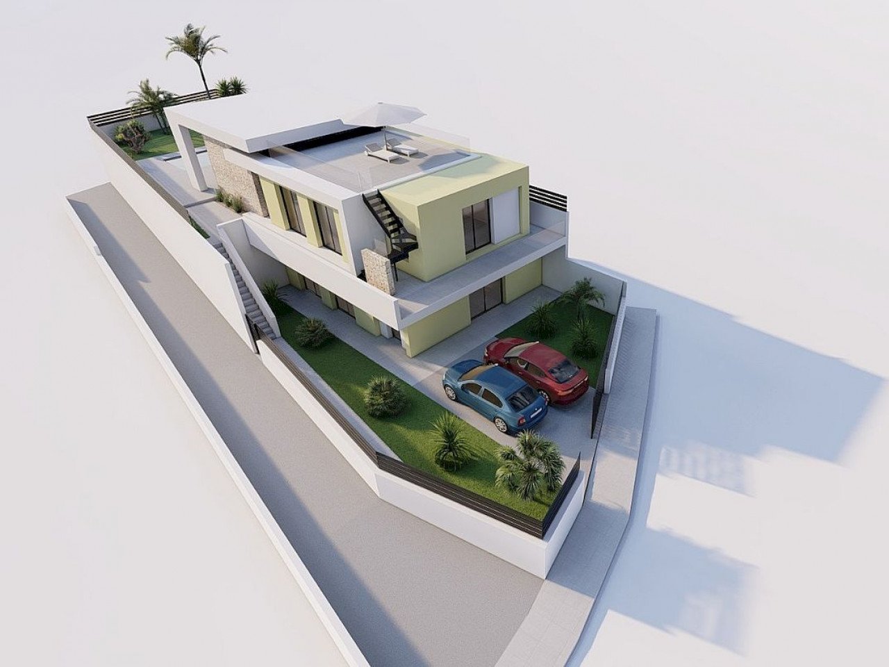 Neubau-Villen mit Pool in der exklusiven Gegend von Los Balcones - nahe Zentrum Torrevieja