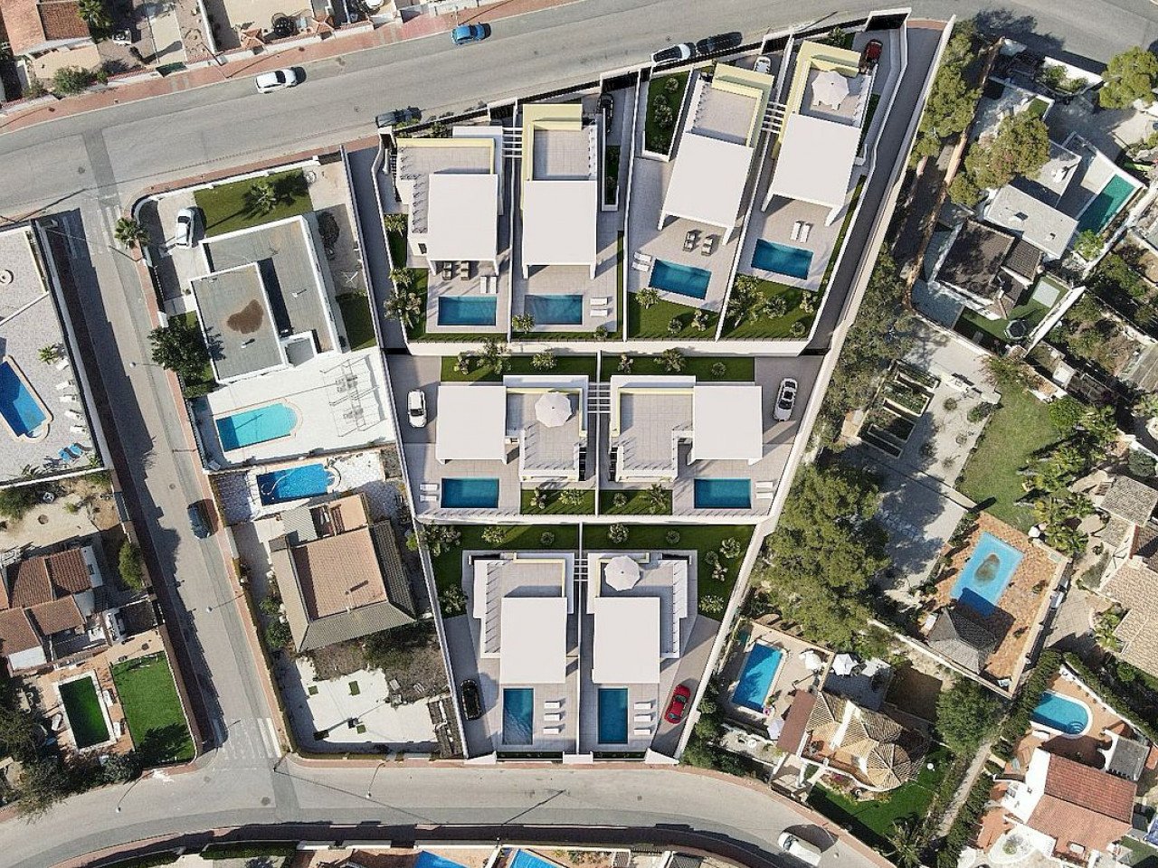 Neubau-Villen mit Pool in der exklusiven Gegend von Los Balcones - nahe Zentrum Torrevieja