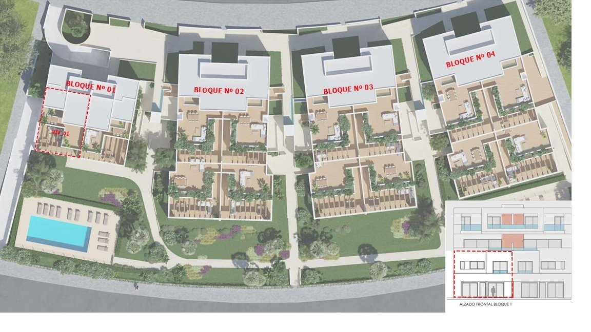 Herrliche Maisonette-Apartments direkt an Golfanlage - nahe Alicante