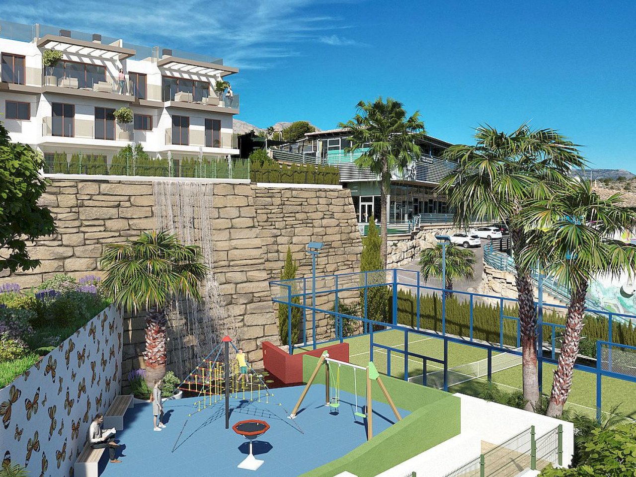 Neubau-Village in La Nucia - moderne Wohnanlage in der schönen Küstenregion von La Nucia